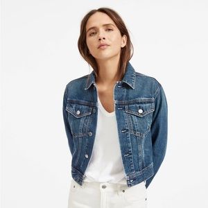 EVERLANE The Shrunken Denim Jacket size Medium